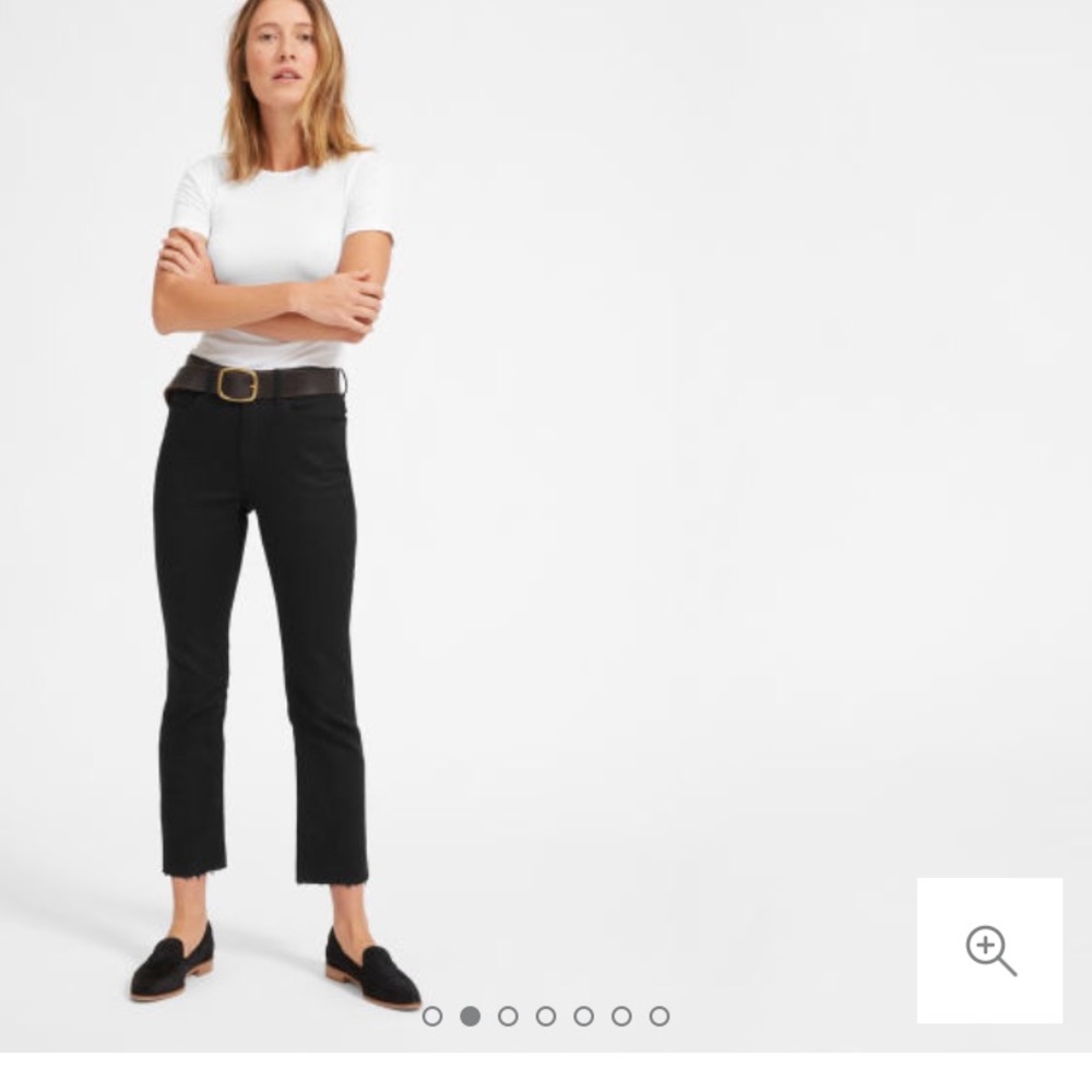 Everlane kick crop jean